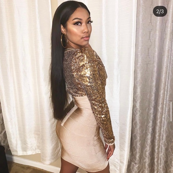 Sequin bandage dress - Picture 2 of 3